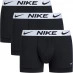 Мужские трусы Nike 3 Pack Dri-FIT Essential Microfiber Trunks Mens Blk/Wht Poly
