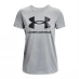Жіноча футболка Under Armour UA Sportstyle Graphic Short Sleeve Mod Grey