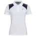 Женская толстовка HEAD Club Tech Polo Shirt Womens White/Dark Blue