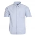 Мужская рубашка Lee Cooper Short Sleeve Oxford Shirt Blue
