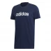 Мужская футболка adidas Essentials Single Jersey Linear Embroidered Logo T-Shirt Mens Navy Linear