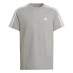 Детская футболка adidas Stripe Essentials T-Shirt Junior Grey