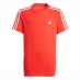 Детская футболка adidas Stripe Essentials T-Shirt Junior Red/White