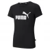 Детская футболка Puma No1 Logo QT Tee Junior Girls Black/White