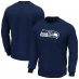 NFL Logo Crew Sweatshirt Mens Seahawks