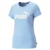Puma No1 Logo QT T Shirt Light Blue