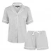 Женская пижама DKNY Signature Short Pyjama Set Grey Heathr 030
