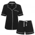 Женская пижама DKNY Signature Short Pyjama Set Black 001
