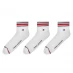 Tommy Hilfiger 3 Pack Sports quarter Socks Mens White