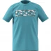 adidas Logo T Shirt Junior Aqua