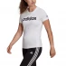 adidas QT T-Shirt Womens Linear White