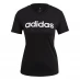 adidas QT T-Shirt Womens Linear Black