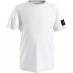 Calvin Klein Jeans Children's Badge T Shirt White YAF