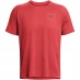 Мужская футболка с коротким рукавом Under Armour Tech Training T Shirt Mens Red/Black Tex