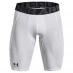 Under Armour HeatGear® Pocket Long Shorts Mens White