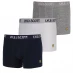Детское нижнее белье Lyle and Scott 3 Pack Boxer Shorts Navy/White/Grey