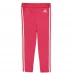 Детские штаны adidas Girls 3 Stripes Leggings Pink/White