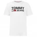Tommy Jeans Corp Logo Tee Classic White