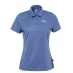 Slazenger Plain Polo Shirt Womens Light Blue