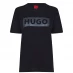 Hugo Hugo Demali Glitter T-Shirt Womens Black 001