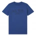 Jack Wills Wills Script T-Shirt Junior Boys Blue/White