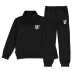 11 Degrees Poly Zip Track Suit Black