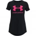 Детская футболка Under Armour Live Sportstyle Graphic Short Sleeve T Shirt Girls Black