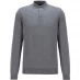 Мужской свитер Boss Bono Polo Sweater Medium Grey