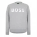 Мужской свитер Boss Salbo 1 Crew Sweater Pastel Grey 059