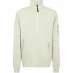 CP COMPANY Full Zip Fleece Sweatshirt Gauze White 103