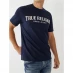True Religion Embroidered Arch T Shirt Night Sky