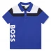 Boss Boss Large Logo Polo Shirt Juniors Splash 79B