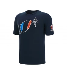 Детская футболка Macron Rugby World Cup Ball T-Shirt 2022/2023 Juniors