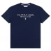 Жіноча футболка US Polo Assn Logo Crop T Shirt Navy Blazer