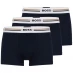 Мужские трусы Boss 3 Pack Revive Boxer Shorts Dark Blue 405