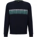 Мужской свитер BOSS Salbo 1 Embroidered Logo Sweatshirt Dark Blue 402