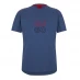 Hugo Embroidered Stacked Logo T-Shirt Open Blue 468