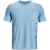 Мужская футболка с коротким рукавом Under Armour ISO-CHILL LASER HEAT SS Blizzard/Blue