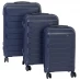 Чемодан на колесах Linea Linea Monza Suitcase, PP Hard Suitcase, Travel Luggage, (22inch Cabine Friendly) Navy