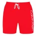 Мужские плавки Calvin Klein Large Logo Swim Shorts Red