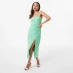 Женское платье Jack Wills Split Midi Dress Green Print