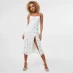 Женское платье Jack Wills Split Midi Dress White Print