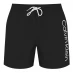 Calvin Klein Large Logo Swim Shorts Black