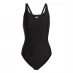 adidas Classic 3-Stripes Swimsuit Womens Black/White