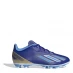 adidas X Crazyfast Club Childrens Flexible Firm Ground Football Boots Blue/White