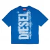 Diesel Boys Just Logo T-shirt Blue K80H