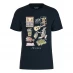 Warner Brothers WB Friends Doodles 03 T-Shirt Navy