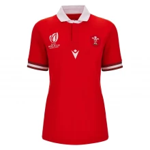 Женская блузка Macron Wales Rugby Home Shirt 2023 2024 Womens