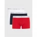 Мужские трусы Tommy Hilfiger 3 Pack Signature Boxer Shorts3P TRUNK Sky/Wht/Red 0UB