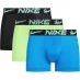 Мужские трусы Nike 3 Pack Stretch Long Boxer Shorts Mens Photo Blue